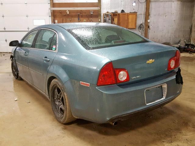 1G1ZH57B99F152916 - 2009 CHEVROLET MALIBU 1LT ტალღისფერი ფოტო 3