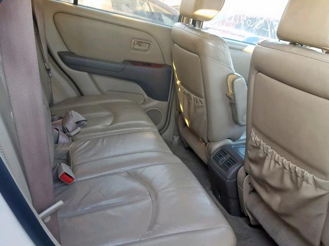 JT6HF10U8Y0107861 - 2000 LEXUS RX 300 CREAM photo 6