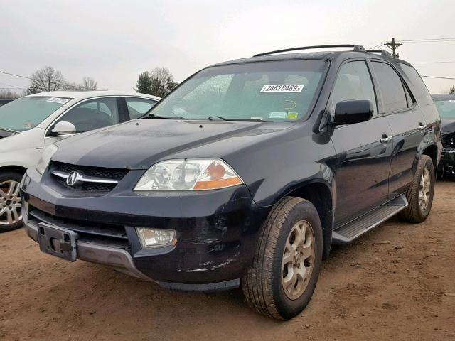 2HNYD18892H544903 - 2002 ACURA MDX TOURIN BLACK photo 2