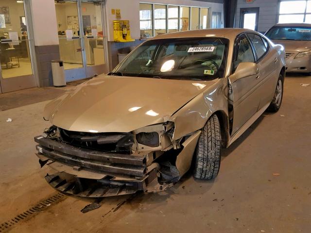 2G2WP522451138013 - 2005 PONTIAC GRAND PRIX GOLD photo 2