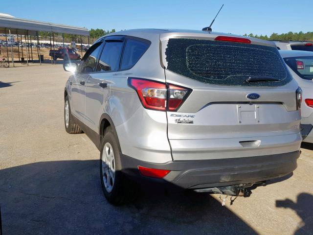 1FMCU0F71JUA01802 - 2018 FORD ESCAPE S SILVER photo 3