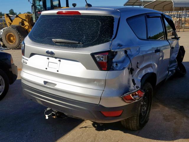 1FMCU0F71JUA01802 - 2018 FORD ESCAPE S SILVER photo 4