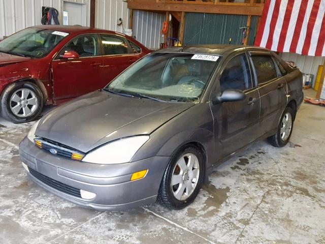 1FAFP38342W361470 - 2002 FORD FOCUS ZTS GRAY photo 2