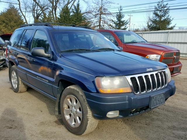 1J4GW48S81C508821 - 2001 JEEP GRAND CHER BLUE photo 1