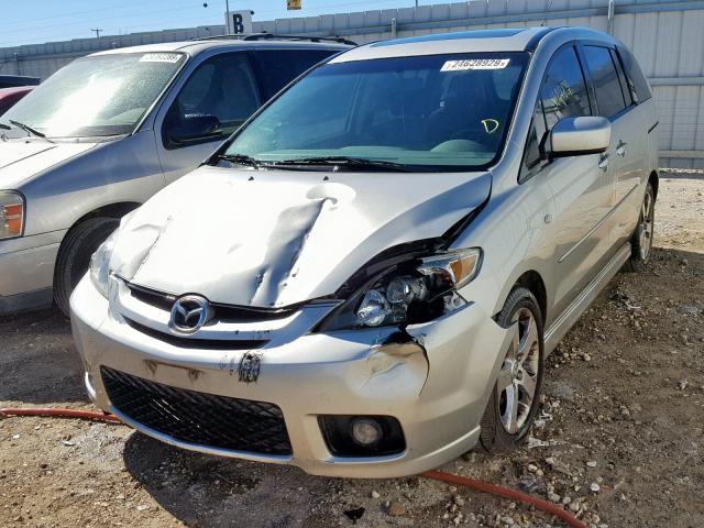 JM1CR293X60128749 - 2006 MAZDA 5 SILVER photo 2