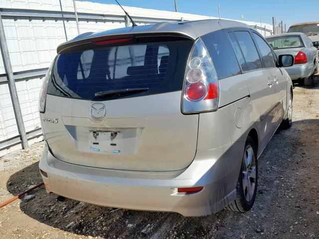 JM1CR293X60128749 - 2006 MAZDA 5 SILVER photo 4