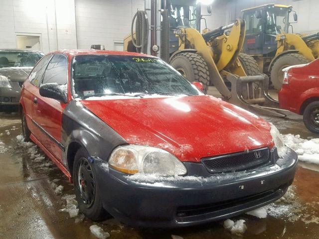 2HGEJ6447TH115618 - 1996 HONDA CIVIC DX RED photo 1