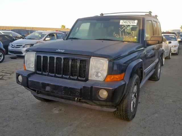 1J8HG48N66C165413 - 2006 JEEP COMMANDER BLACK photo 2