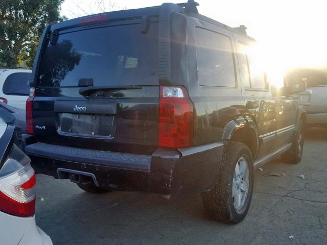 1J8HG48N66C165413 - 2006 JEEP COMMANDER BLACK photo 4