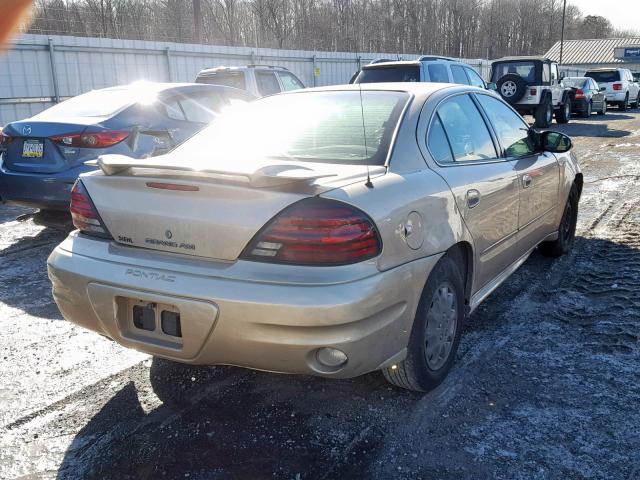 1G2NE52E05M141765 - 2005 PONTIAC GRAND AM S TAN photo 4