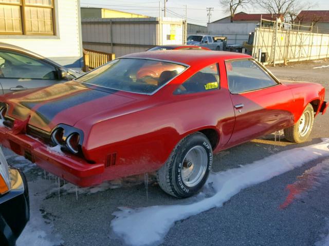 1D37H3K533524 - 1973 CHEVROLET CHEVELLE RED photo 4