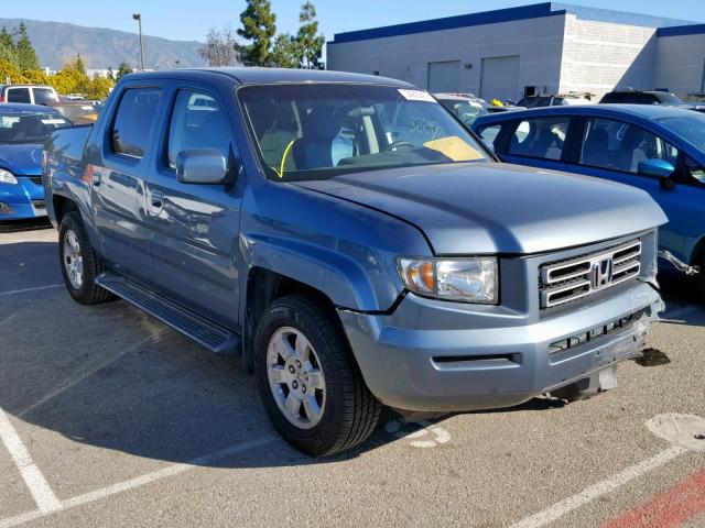 2HJYK16478H507199 - 2008 HONDA RIDGELINE BLUE photo 1