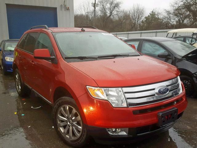 2FMDK4JC6ABA95882 - 2010 FORD EDGE SEL RED photo 1