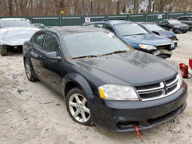 1B3BD4FB6BN564286 - 2011 DODGE AVENGER EX BLACK photo 1