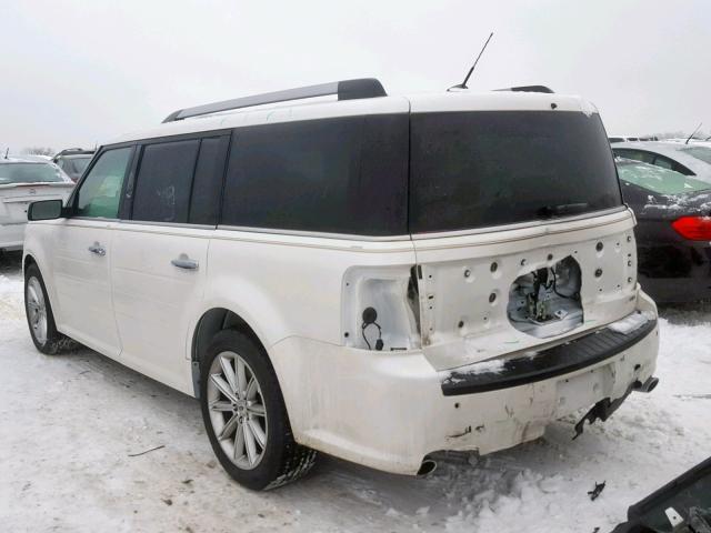 2FMHK6D84GBA09269 - 2016 FORD FLEX LIMIT WHITE photo 3