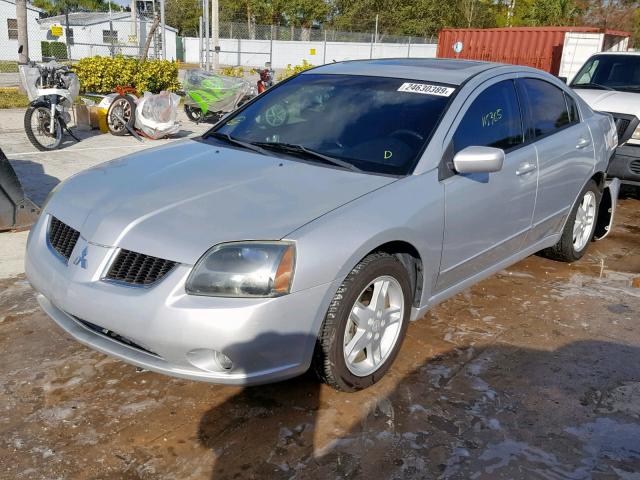 4A3AB76S66E067291 - 2006 MITSUBISHI GALANT GTS SILVER photo 2