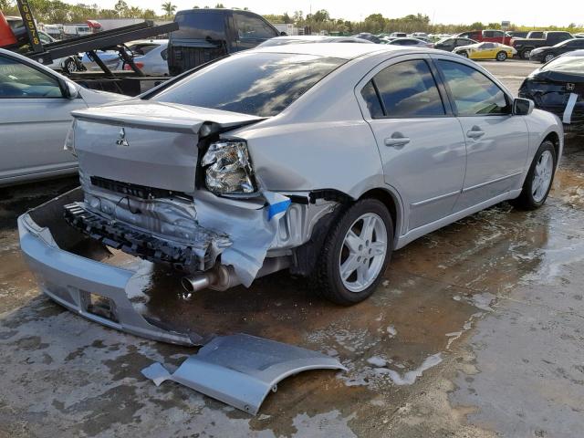 4A3AB76S66E067291 - 2006 MITSUBISHI GALANT GTS SILVER photo 4