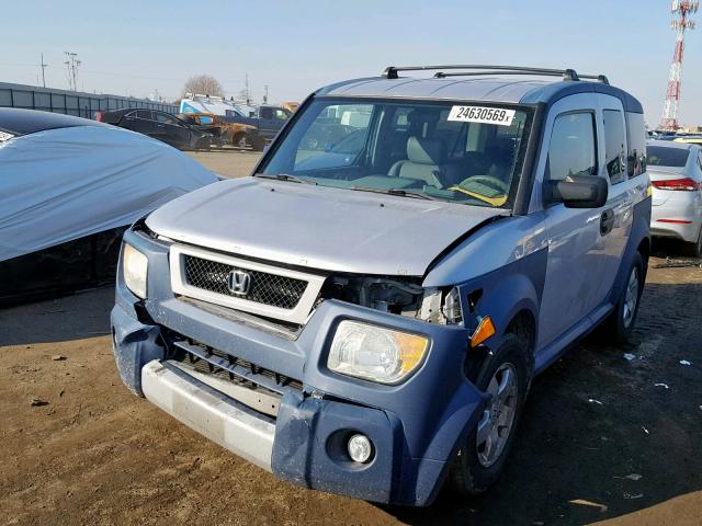 5J6YH28665L003422 - 2005 HONDA ELEMENT EX GRAY photo 2