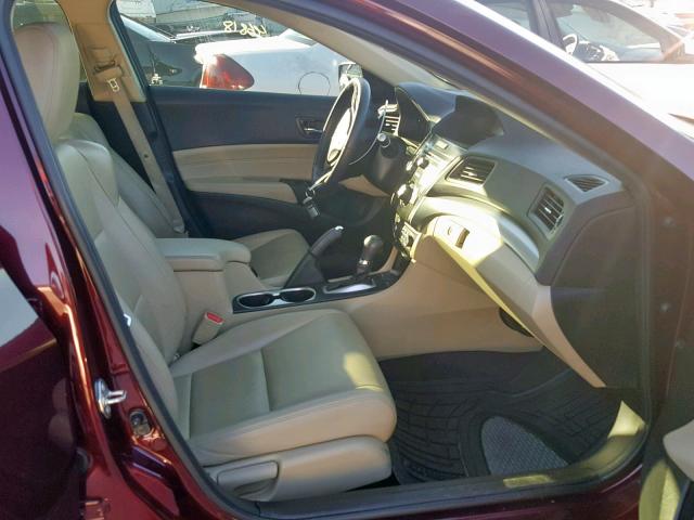 19UDE2F35GA020282 - 2016 ACURA ILX BASE BURGUNDY photo 5
