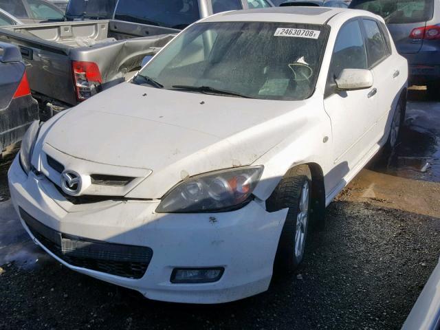 JM1BK343091227446 - 2009 MAZDA 3 S WHITE photo 2