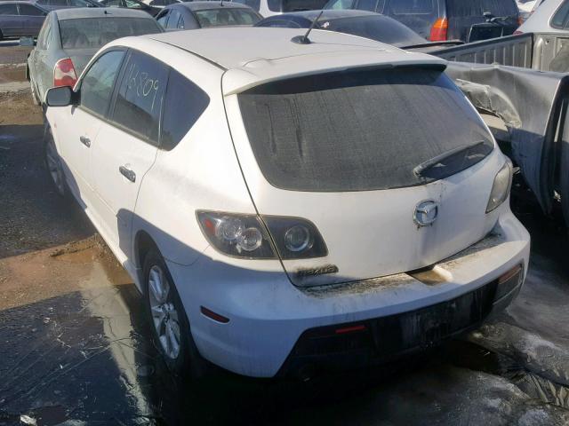 JM1BK343091227446 - 2009 MAZDA 3 S WHITE photo 3