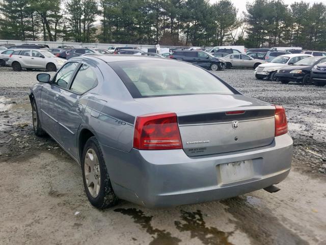 2B3KA43G26H323266 - 2006 DODGE CHARGER SE GRAY photo 3