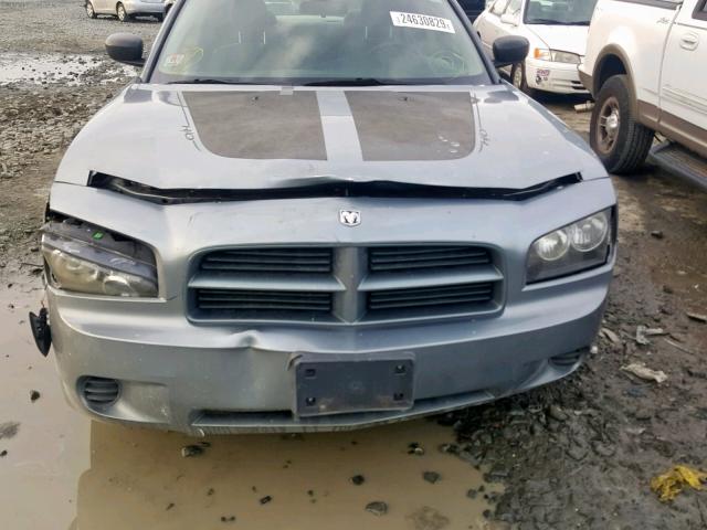 2B3KA43G26H323266 - 2006 DODGE CHARGER SE GRAY photo 9