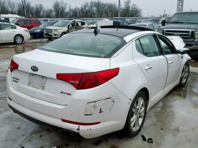 5XXGN4A79CG072482 - 2012 KIA OPTIMA EX WHITE photo 4