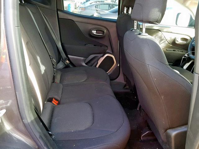 ZACCJBAB7HPE75236 - 2017 JEEP RENEGADE S GRAY photo 6