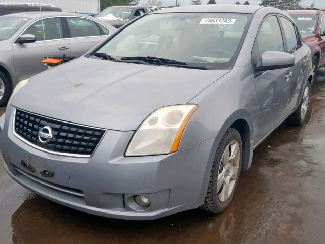 3N1AB61E18L675739 - 2008 NISSAN SENTRA 2.0 GRAY photo 2