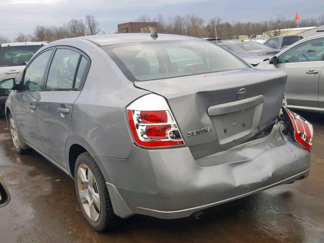 3N1AB61E18L675739 - 2008 NISSAN SENTRA 2.0 GRAY photo 3