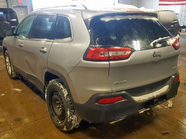 1C4PJMCS5FW528509 - 2015 JEEP CHEROKEE L SILVER photo 3