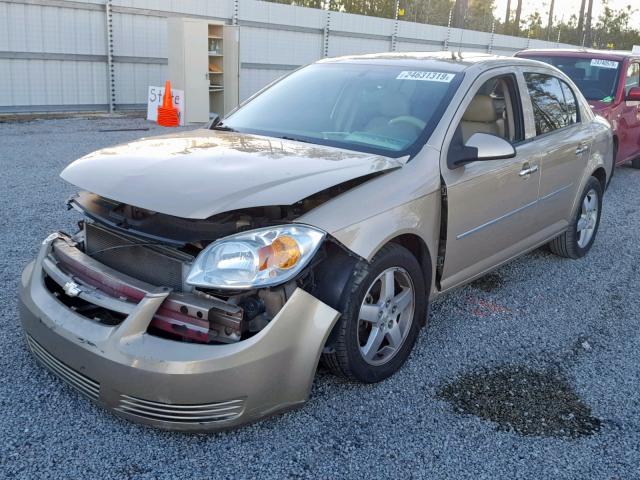 1G1AZ58F477168329 - 2007 CHEVROLET COBALT LTZ GOLD photo 2