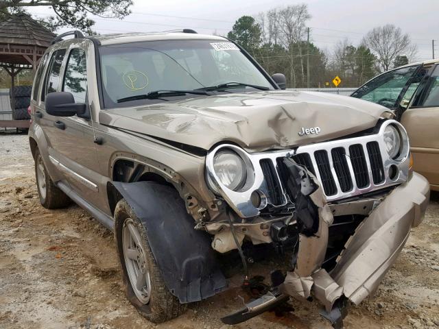 1J4GK58K66W114595 - 2006 JEEP LIBERTY LI GOLD photo 1