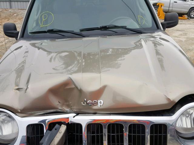 1J4GK58K66W114595 - 2006 JEEP LIBERTY LI GOLD photo 7