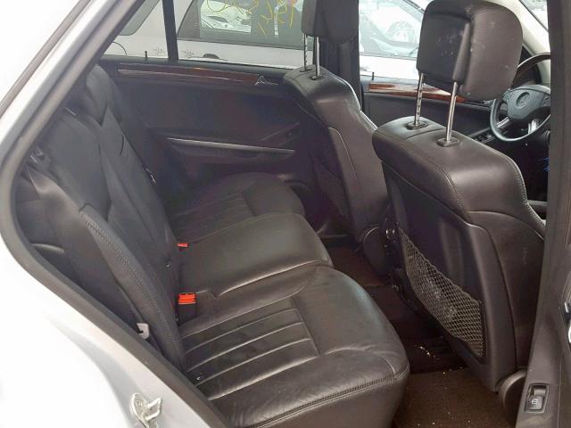 4JGBB75E56A148627 - 2006 MERCEDES-BENZ ML 500 SILVER photo 6