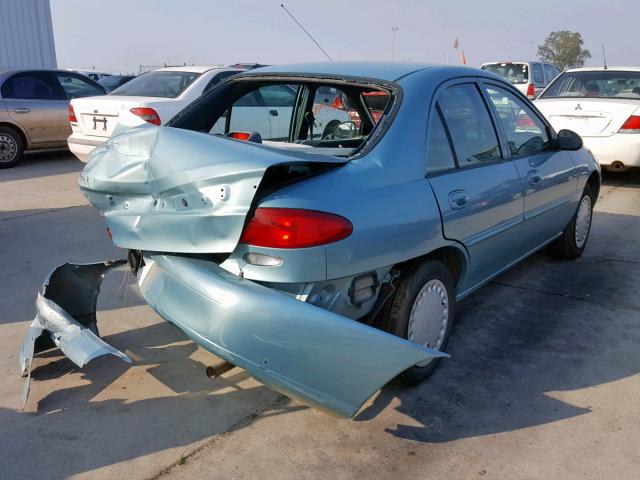 1MEFM10P1WW620216 - 1998 MERCURY TRACER GS GRAY photo 4