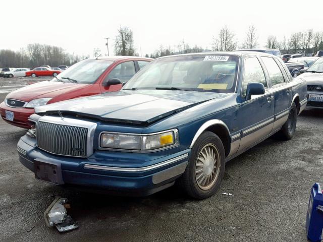 1LNLM82W4VY728801 - 1997 LINCOLN TOWN CAR S GREEN photo 2