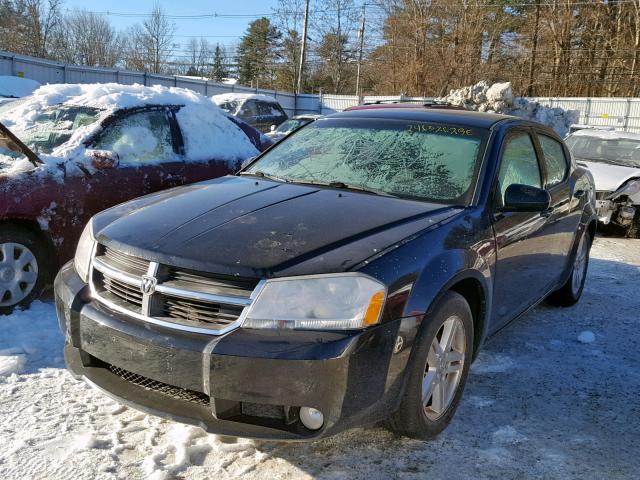 1B3LC56B79N559993 - 2009 DODGE AVENGER SX BLACK photo 2