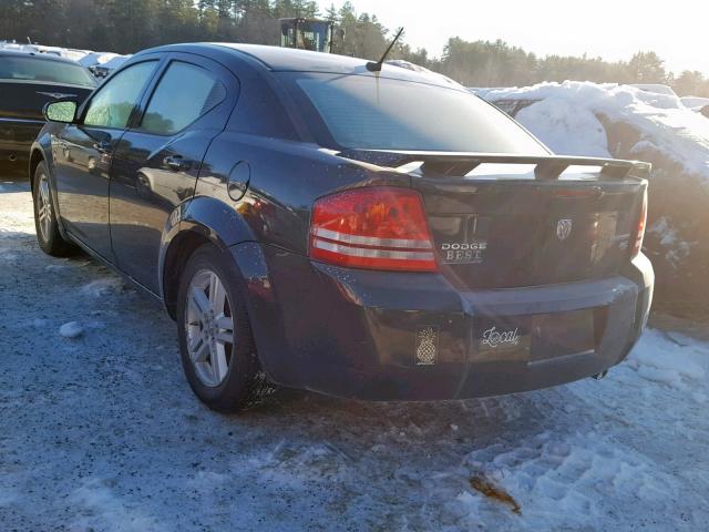 1B3LC56B79N559993 - 2009 DODGE AVENGER SX BLACK photo 3