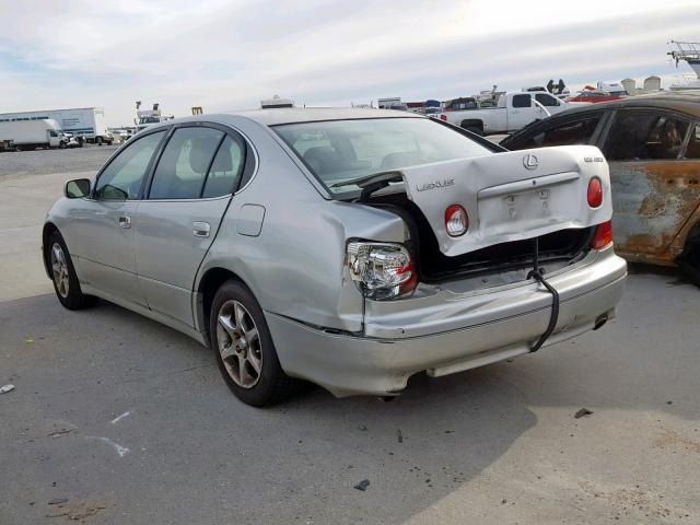 JT8BL69S630013751 - 2003 LEXUS GS 430 SILVER photo 3