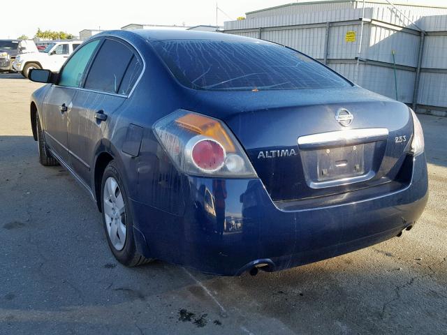 1N4AL21E07N404730 - 2007 NISSAN ALTIMA 2.5 BLUE photo 3