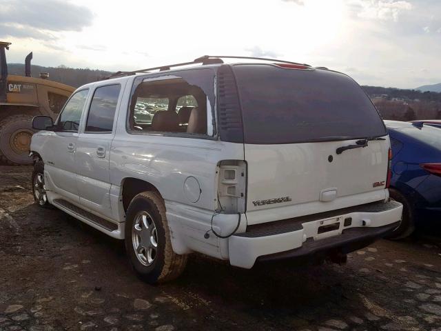 1GKFK66U25J130143 - 2005 GMC YUKON XL D WHITE photo 3