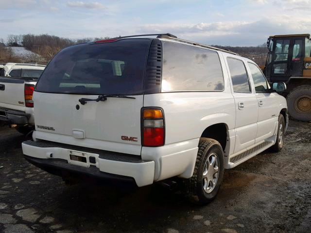 1GKFK66U25J130143 - 2005 GMC YUKON XL D WHITE photo 4