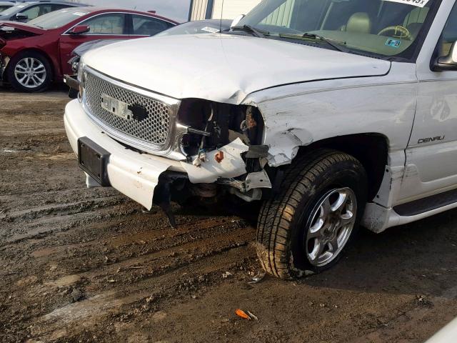 1GKFK66U25J130143 - 2005 GMC YUKON XL D WHITE photo 9