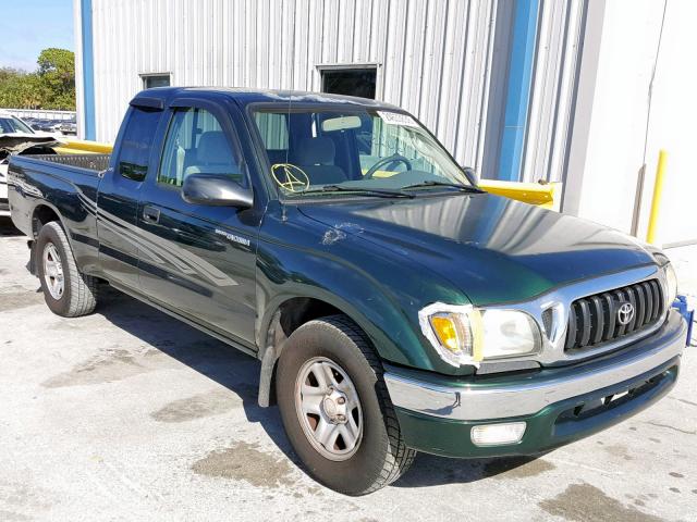 5TEVL52N74Z315516 - 2004 TOYOTA TACOMA XTR GREEN photo 1