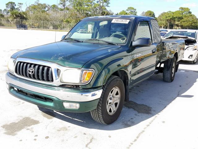 5TEVL52N74Z315516 - 2004 TOYOTA TACOMA XTR GREEN photo 2