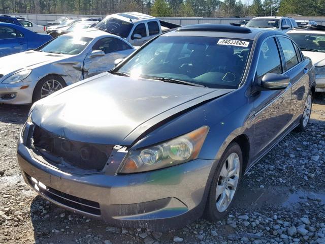 JHMCP26808C028746 - 2008 HONDA ACCORD EXL GRAY photo 2