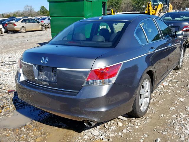 JHMCP26808C028746 - 2008 HONDA ACCORD EXL GRAY photo 4