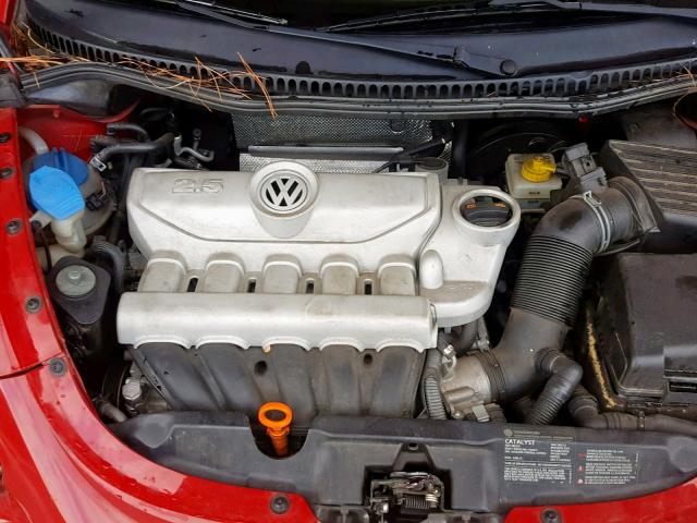 3VWPW31C48M521204 - 2008 VOLKSWAGEN NEW BEETLE Rot Foto 7
